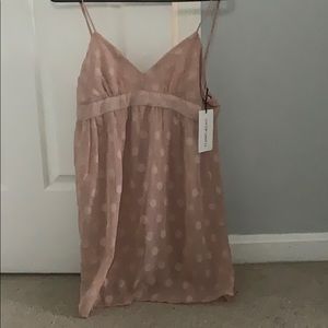 Spaghetti strapped mini dress